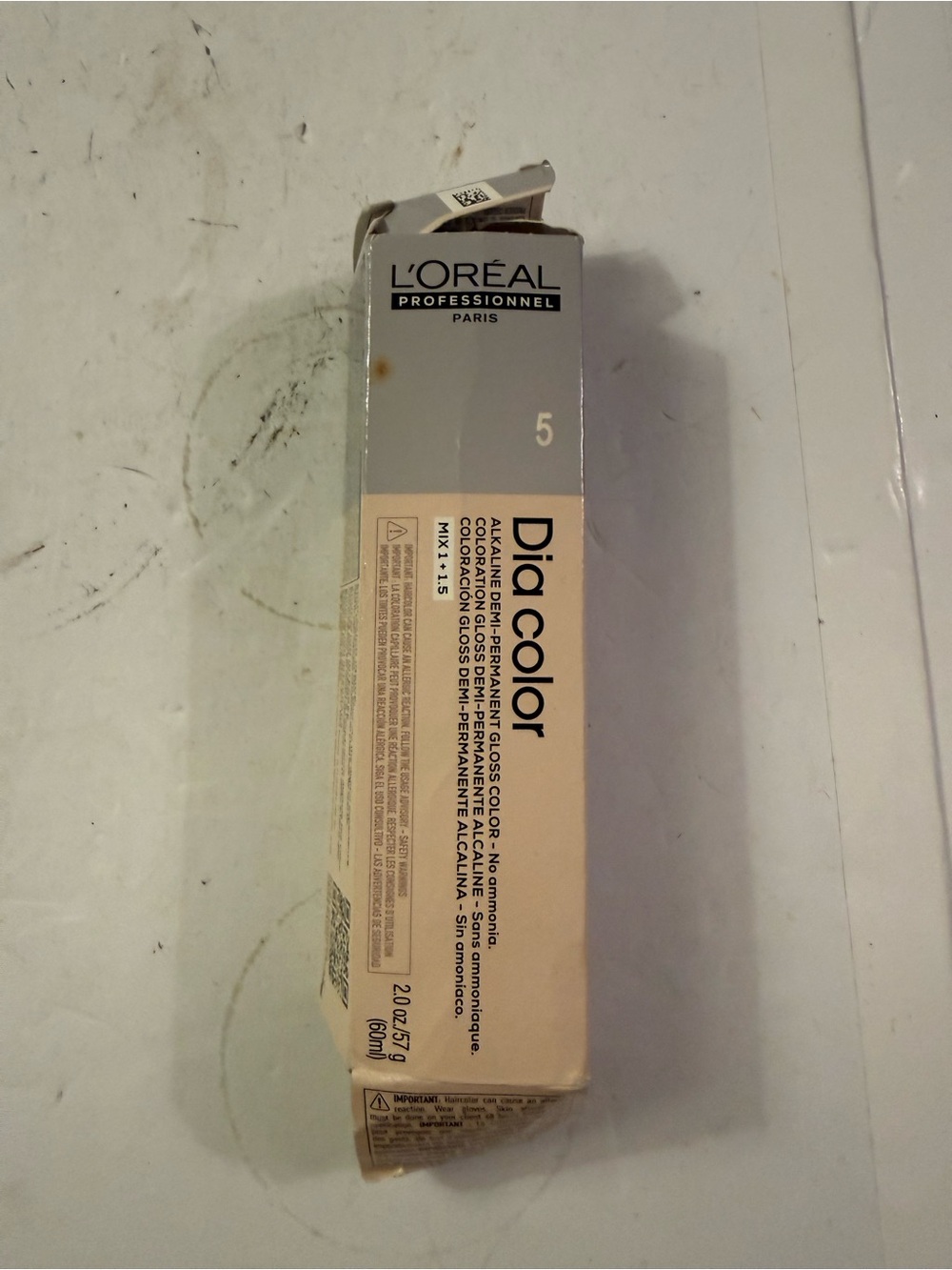 LOREAL Dia color: Alkaline Demi-Permanent Haircolor 2 oz #5